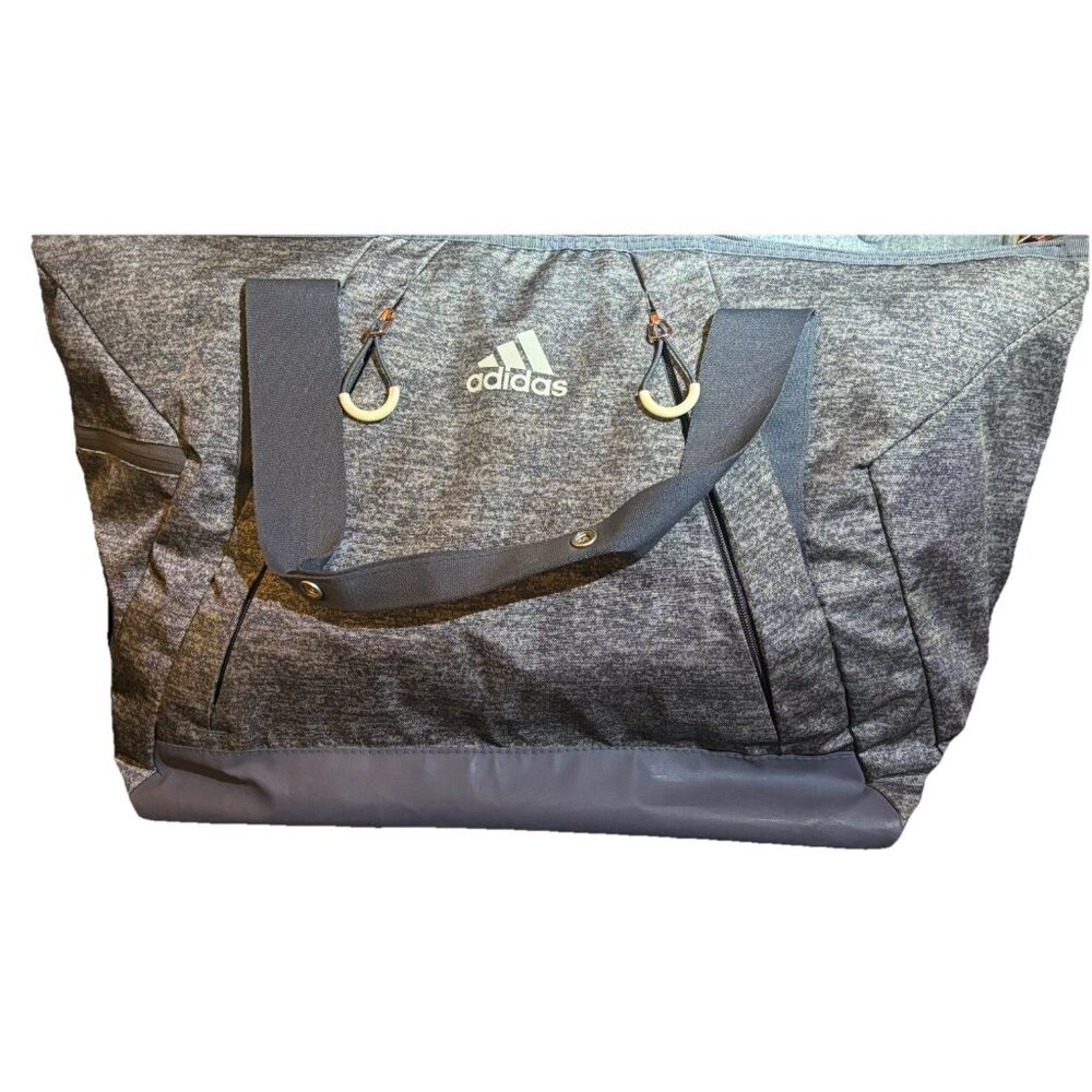 Adidas Studio 2 Duffel Bag Gray Gym Travel Large!